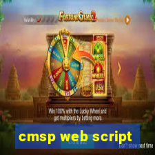 cmsp web script